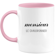 quotedazur - Mug Monsieur Le Chaudronnier - Cadeau Humour Métier Travail  - Idée Cadeau Chaudronnier Pot De Départ Chef Mutation - Tasse Cadeau Retraite Noël Au Bureau