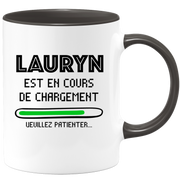 quotedazur - Mug Lauryn Est En Cours De Chargement Veuillez Patienter - Cadeau Lauryn Prénom Femme Personnalisé - Cadeau Annniversaire Noël Adolescent Collègue