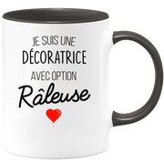 quotedazur - Mug Je Suis Une Décoratrice Avec Option Râleuse - Cadeau Idéal Pour Décoratrice - Cadeau Personnalisé Pour Femme - Cadeau Original Pour Anniversaire Ou Noël