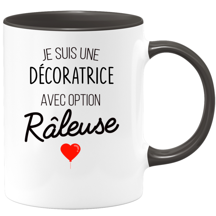 quotedazur - Mug Je Suis Une Décoratrice Avec Option Râleuse - Cadeau Idéal Pour Décoratrice - Cadeau Personnalisé Pour Femme - Cadeau Original Pour Anniversaire Ou Noël