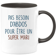 Mug pas besoin d'abdominaux pour être un super Mari