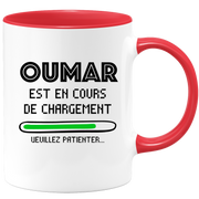 quotedazur - Mug Oumar Est En Cours De Chargement Veuillez Patienter - Cadeau Oumar Prénom Homme Personnalisé - Cadeau Annniversaire Noël Adolescent Collègue