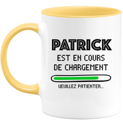 quotedazur - Mug Patrick Est En Cours De Chargement Veuillez Patienter - Cadeau Patrick Prénom Homme Personnalisé - Cadeau Annniversaire Noël Adolescent Collègue