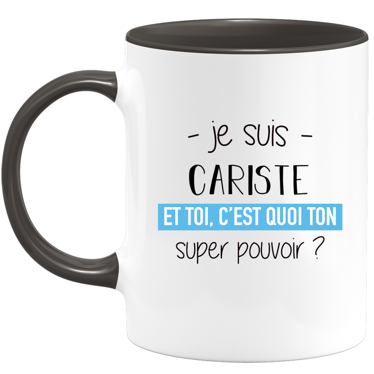 quotedazur - Mug Je Suis Cariste Et Toi C'est Quoi Ton Super Pouvoir - Cadeau Humour Travail - Idée Cadeau Départ Collègue - Tasse Chef Cariste - Idéal Pour Noël Au Bureau