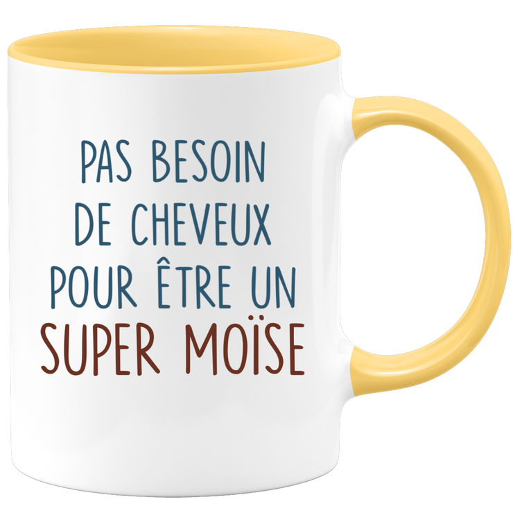 Mug pas besoin de cheveux pour être un super Moïse