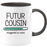 quotedazur - Mug Futur Cousin 2025 Chargement En Cours - Cadeau Futur Cousin - Surprise Annonce Grossesse Garçon/Fille Naissance Bébé