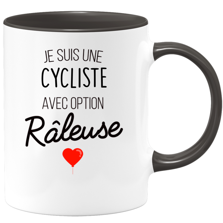 mug i am a cyclist with rause option