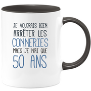 Funny funny 50th birthday mug - 50th birthday gift mug Man Woman Humor Original