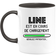 quotedazur - Mug Line Est En Cours De Chargement Veuillez Patienter - Cadeau Line Prénom Femme Personnalisé - Cadeau Annniversaire Noël Adolescent Collègue