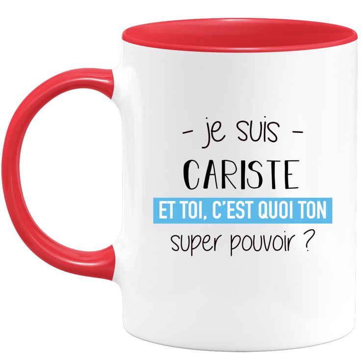 quotedazur - Mug Je Suis Cariste Et Toi C'est Quoi Ton Super Pouvoir - Cadeau Humour Travail - Idée Cadeau Départ Collègue - Tasse Chef Cariste - Idéal Pour Noël Au Bureau