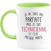 Mug for TECHNICIAN - I'm not perfect but I'm TECHNICIAN - ideal birthday humor gift