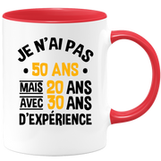 Funny funny 50th birthday mug - 50th birthday gift mug Man Woman Humor Original