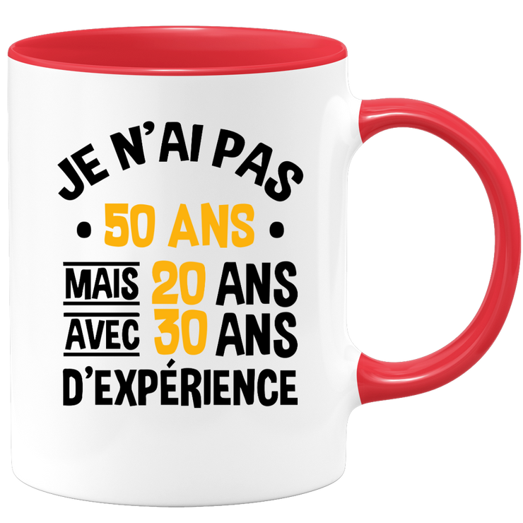 Funny funny 50th birthday mug - 50th birthday gift mug Man Woman Humor Original