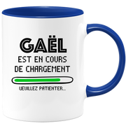 quotedazur - Mug Gaël Est En Cours De Chargement Veuillez Patienter - Cadeau Gaël Prénom Homme Personnalisé - Cadeau Annniversaire Noël Adolescent Collègue