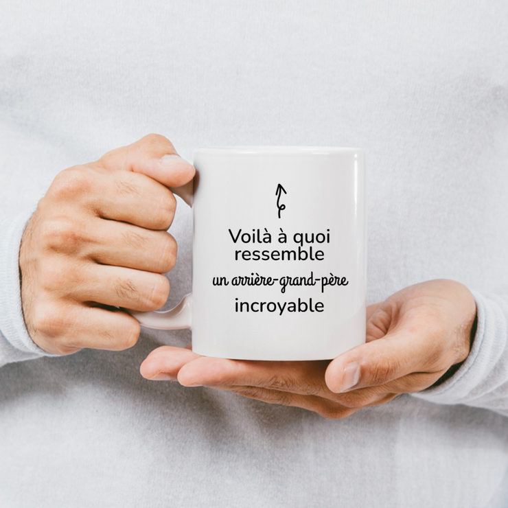 quotedazur - Mug Voilà à Quoi Ressemble Un Arrière-Grand-Père Incroyable - Cadeau Arrière-Grand-Père - Idée Cadeau Anniversaire Arrière-Grand-Père - Idée Pour Une Attention Originale