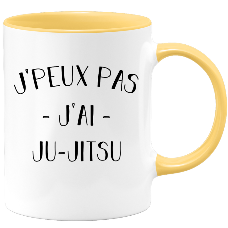 Mug I can't I have ju-jitsu - funny birthday humor gift for ju-jitsu