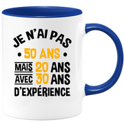 Funny funny 50th birthday mug - 50th birthday gift mug Man Woman Humor Original