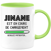 quotedazur - Mug Jinane Est En Cours De Chargement Veuillez Patienter - Cadeau Jinane Prénom Femme Personnalisé - Cadeau Annniversaire Noël Adolescent Collègue