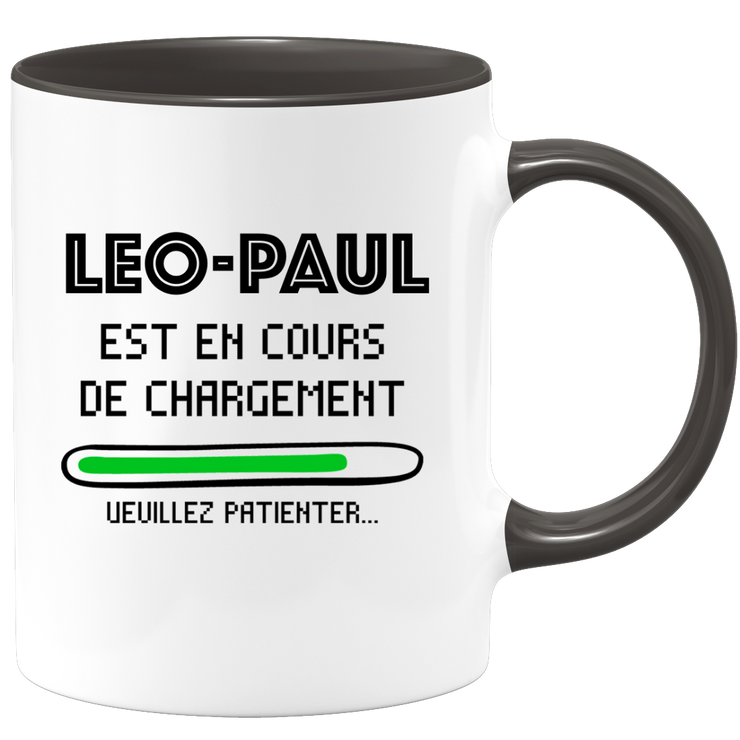 quotedazur - Mug Leo-Paul Est En Cours De Chargement Veuillez Patienter - Cadeau Leo-Paul Prénom Homme Personnalisé - Cadeau Annniversaire Noël Adolescent Collègue