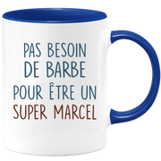 Mug pas besoin de barbe pour être un super Marcel