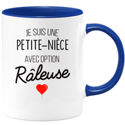 quotedazur - Mug Je Suis Une Petite-Nièce Avec Option Râleuse - Cadeau Idéal Pour Petite-Nièce - Cadeau Personnalisé Pour Femme - Cadeau Original Pour Anniversaire Ou Noël