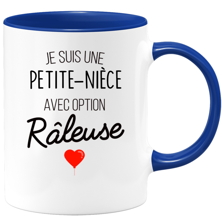 quotedazur - Mug Je Suis Une Petite-Nièce Avec Option Râleuse - Cadeau Idéal Pour Petite-Nièce - Cadeau Personnalisé Pour Femme - Cadeau Original Pour Anniversaire Ou Noël