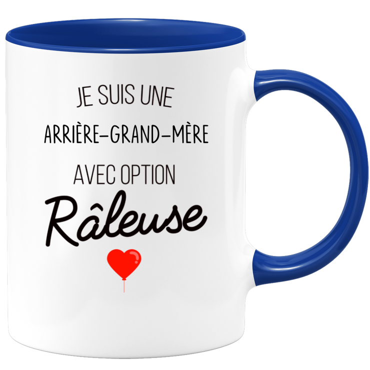 quotedazur - Mug Je Suis Une Arrière-grand-mère Avec Option Râleuse - Cadeau Idéal Pour Arrière-grand-mère - Cadeau Personnalisé Pour Femme - Cadeau Original Pour Anniversaire Ou Noël