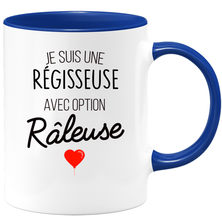 quotedazur - Mug Je Suis Une Régisseuse Avec Option Râleuse - Cadeau Idéal Pour Régisseuse - Cadeau Personnalisé Pour Femme - Cadeau Original Pour Anniversaire Ou Noël