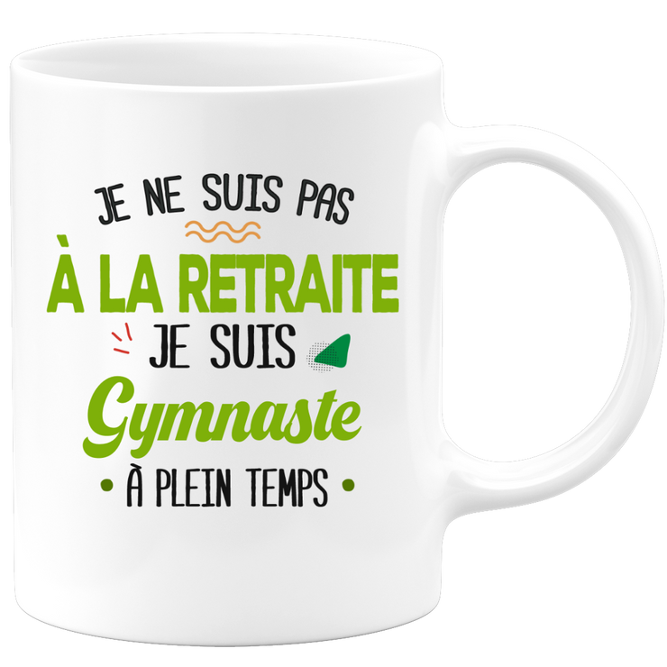 quotedazur - Retirement Mug I Am Gymnast - Sport Humor Gift - Original Gymnastics Retirement Gift Idea - Gymnast Mug - Retirement Departure Birthday Or Christmas