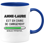 quotedazur - Mug Anne-Laure Est En Cours De Chargement Veuillez Patienter - Cadeau Anne-Laure Prénom Femme Personnalisé - Cadeau Annniversaire Noël Adolescent Collègue