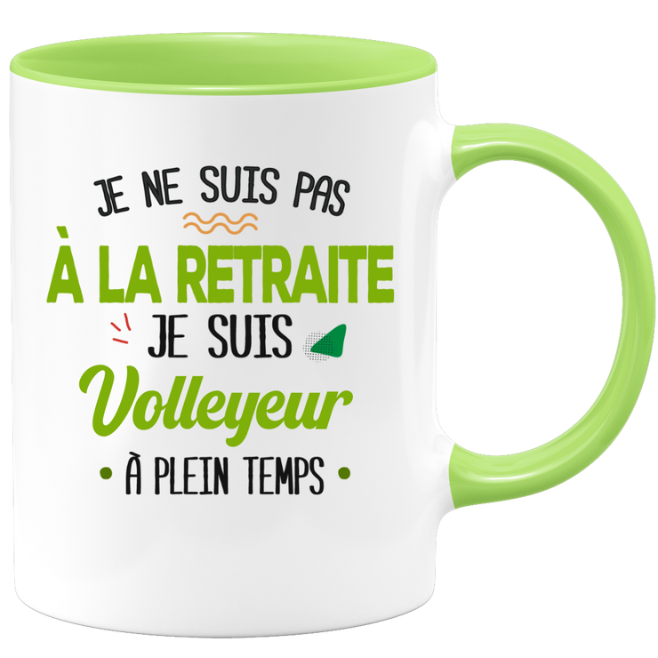 quotedazur - Mug Retraite Je Suis Volleyeur - Cadeau Humour Sport - Idée Cadeau Retraite Original Volley Ball - Tasse Volleyeur - Départ Retraite Anniversaire Ou Noël