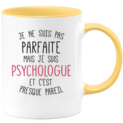 Mug I'm not perfect but I'm a psychologist - Christmas gift