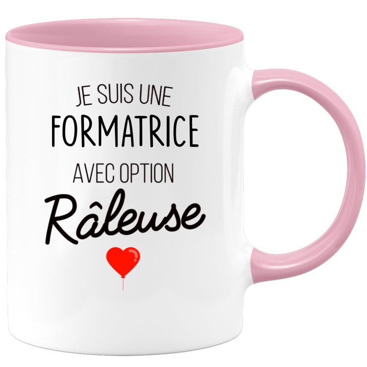 quotedazur - Mug Je Suis Une Formatrice Avec Option Râleuse - Cadeau Idéal Pour Formatrice - Cadeau Personnalisé Pour Femme - Cadeau Original Pour Anniversaire Ou Noël