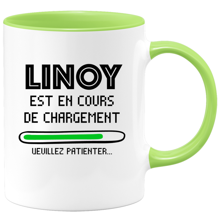 quotedazur - Mug Linoy Est En Cours De Chargement Veuillez Patienter - Cadeau Linoy Prénom Femme Personnalisé - Cadeau Annniversaire Noël Adolescent Collègue