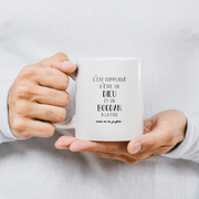 Mug Gift bogdan - god bogdan - Personalized first name gift Birthday Man Christmas departure colleague - Ceramic - White