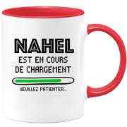 quotedazur - Mug Nahel Est En Cours De Chargement Veuillez Patienter - Cadeau Nahel Prénom Homme Personnalisé - Cadeau Annniversaire Noël Adolescent Collègue