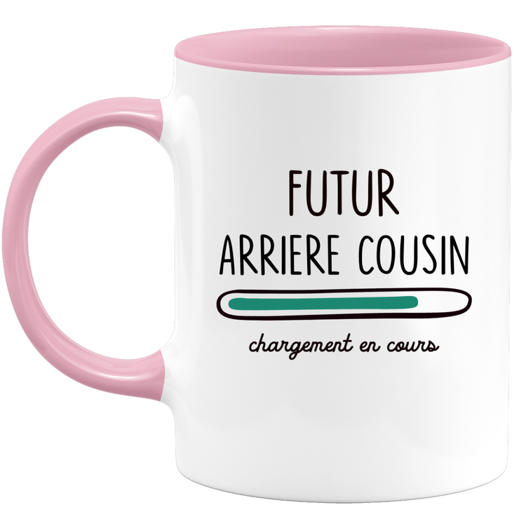 quotedazur - Mug Futur Arrière Cousin, Idée Cadeau Humoristique pour Annonce de Grossesse, Baby Shower, Famille