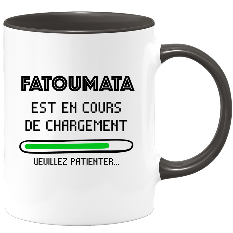 quotedazur - Mug Fatoumata Est En Cours De Chargement Veuillez Patienter - Cadeau Fatoumata Prénom Femme Personnalisé - Cadeau Annniversaire Noël Adolescent Collègue