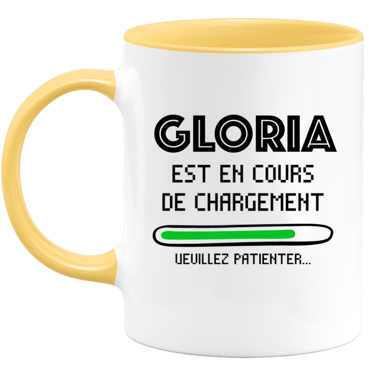 Gloria Mug Is Loading Please Wait - Personalized Gloria First Name Woman Gift