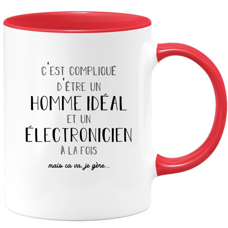 Ideal electronics man mug - electronics engineer gift birthday Valentine's Day man love couple