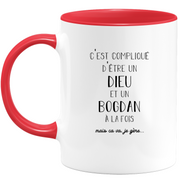 Mug Gift bogdan - god bogdan - Personalized first name gift Birthday Man Christmas departure colleague - Ceramic - White