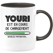 quotedazur - Mug Youri Est En Cours De Chargement Veuillez Patienter - Cadeau Youri Prénom Homme Personnalisé - Cadeau Annniversaire Noël Adolescent Collègue