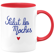 quotedazur - Mug Salut Les Moches - Cadeau Collègue Retraite - Idée Cadeau Original, Femme - Tasse Couple Saint Valentin - Gadget Geek Homme - Idéal Anniversaire Soeur Ou Meilleure Amie