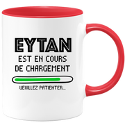 quotedazur - Mug Eytan Est En Cours De Chargement Veuillez Patienter - Cadeau Eytan Prénom Homme Personnalisé - Cadeau Annniversaire Noël Adolescent Collègue