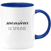 quotedazur - Mug Monsieur Le Styliste - Cadeau Humour Métier Travail  - Idée Cadeau Styliste Pot De Départ Chef Mutation - Tasse Cadeau Retraite Noël Au Bureau