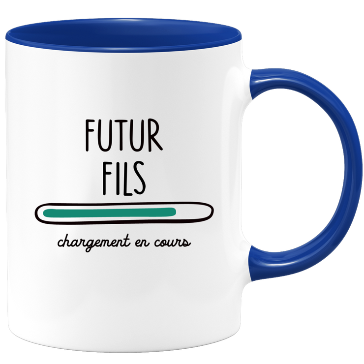 quotedazur - Mug Futur Fils, Idée Cadeau Parfaite Pour Annonce de Grossesse, Baby Shower, Naissance, Célébration Famille