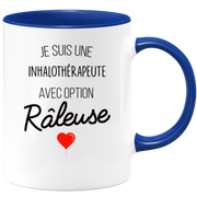 quotedazur - Mug Je Suis Une Inhalothérapeute Avec Option Râleuse - Cadeau Idéal Pour Inhalothérapeute - Cadeau Personnalisé Pour Femme - Cadeau Original Pour Anniversaire Ou Noël