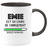 quotedazur - Mug Emie Est En Cours De Chargement Veuillez Patienter - Cadeau Emie Prénom Femme Personnalisé - Cadeau Annniversaire Noël Adolescent Collègue