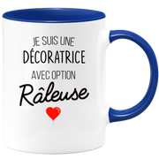 quotedazur - Mug Je Suis Une Décoratrice Avec Option Râleuse - Cadeau Idéal Pour Décoratrice - Cadeau Personnalisé Pour Femme - Cadeau Original Pour Anniversaire Ou Noël