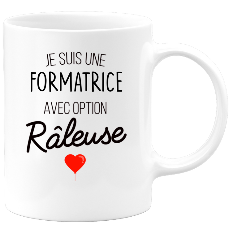 quotedazur - Mug Je Suis Une Formatrice Avec Option Râleuse - Cadeau Idéal Pour Formatrice - Cadeau Personnalisé Pour Femme - Cadeau Original Pour Anniversaire Ou Noël